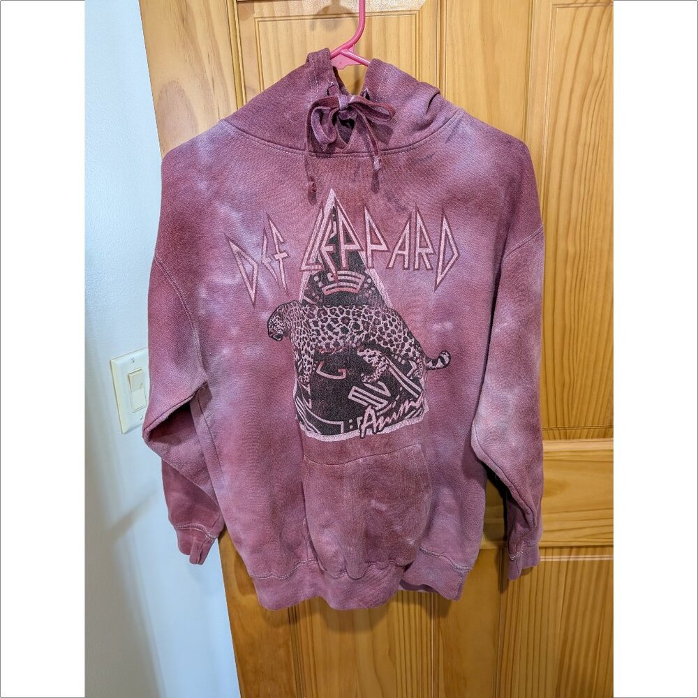 Women's Pink Def Leppard Hoodie